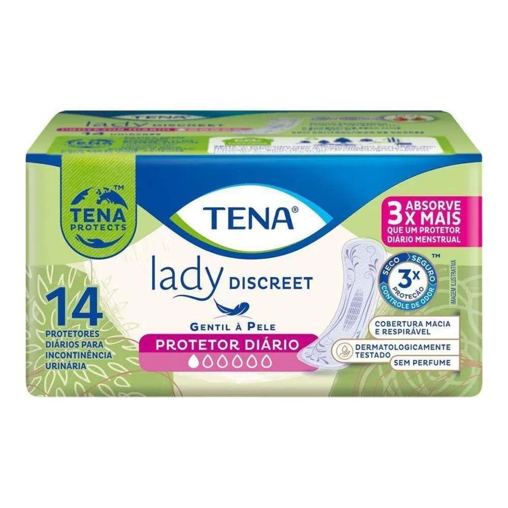 Protetor Diário Tena Lady Discreet Liner 14 Unidades