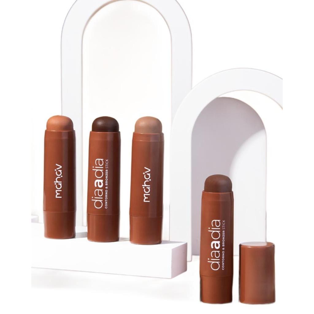 CONTORNO E BRONZER DIA A DIA EFEITO NATURAL E SAUDÁVEL MAHAV