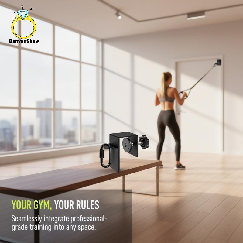 [BANY] Faixa De Resistência Portátil Âncora De Porta Sem Danos Suporte Para Treino Em Casa Yoga Fisioterapia Treinamento