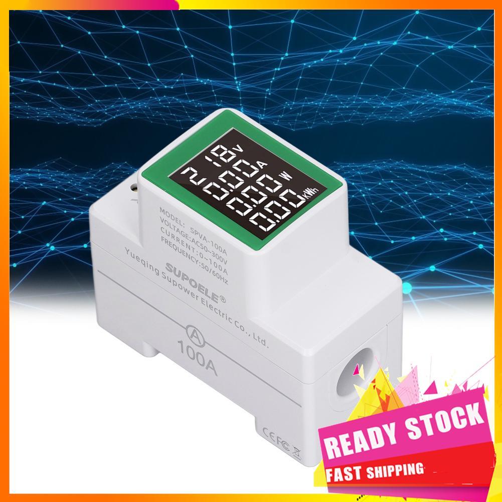 Hbhbhbhbb Medidor de energia digital, testador monofásico, monitor de uso de eletricidade, voltímetro ac, amperímetro,