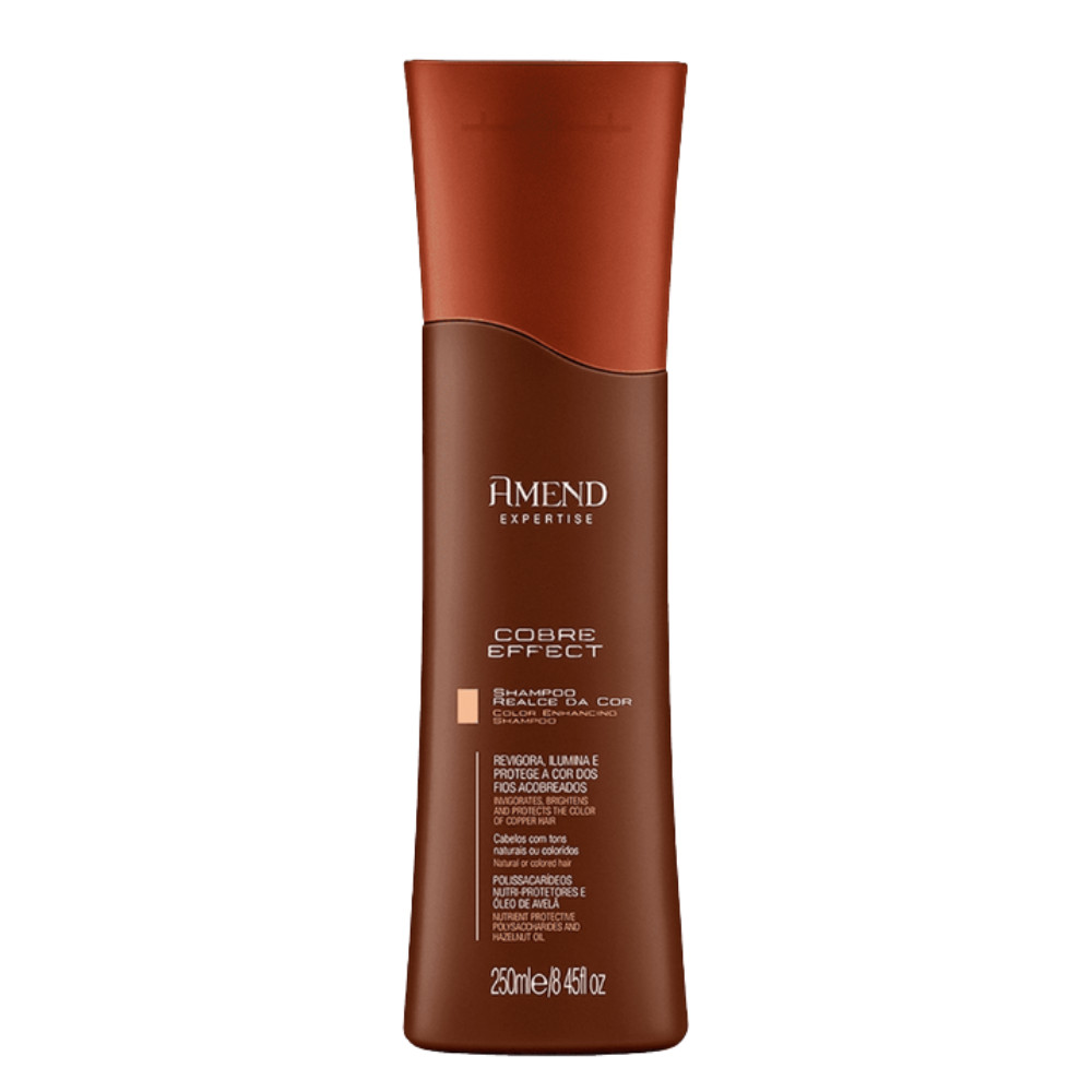 Shampoo Cobre Effect Amend Ação Antioxidante e Filtro Solar Line 250ml