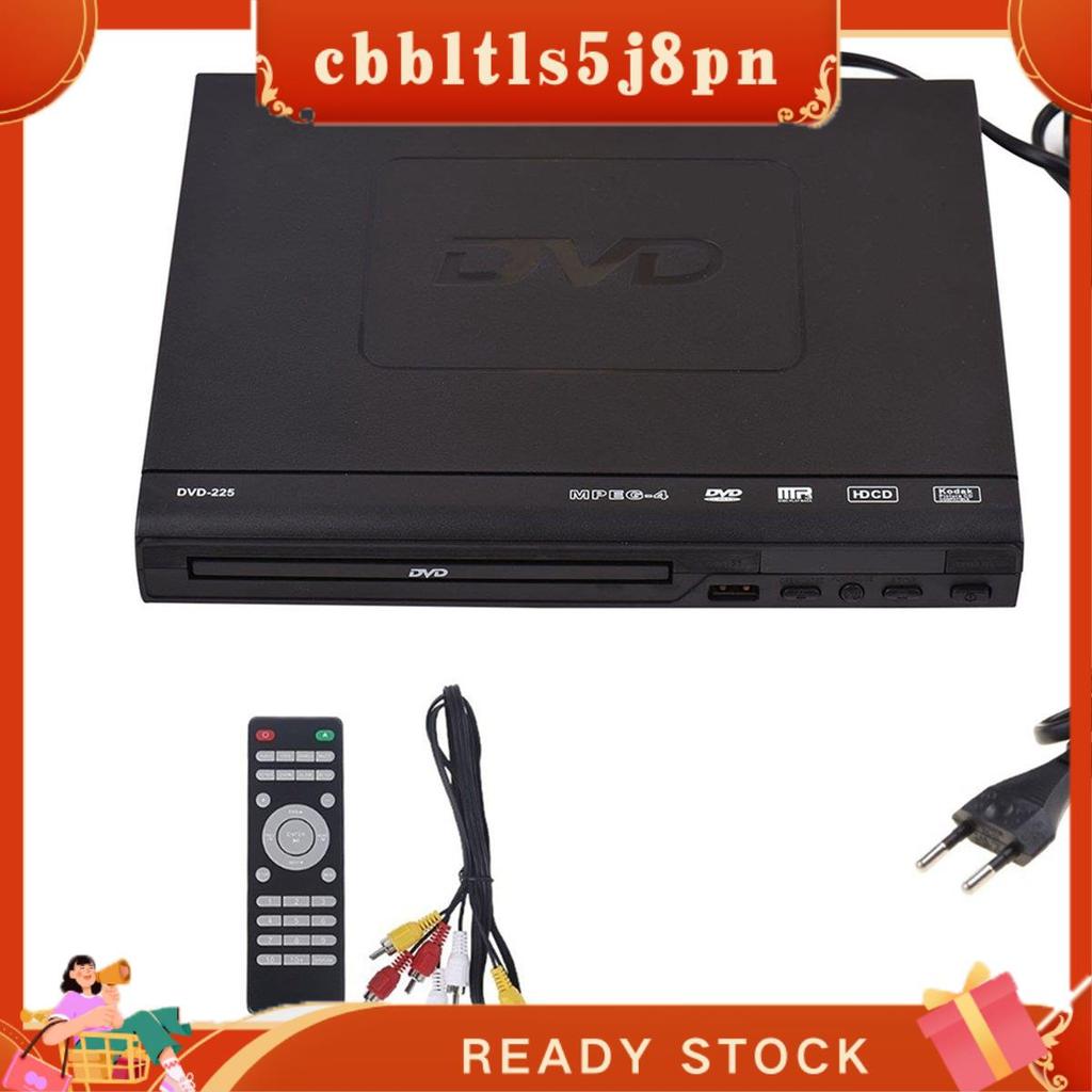 cbbltls5j8pn DVD-225 Home Player Leitor Multimídia Digital Saída AV Com Controle Remoto Para TV VCD EU PLUG