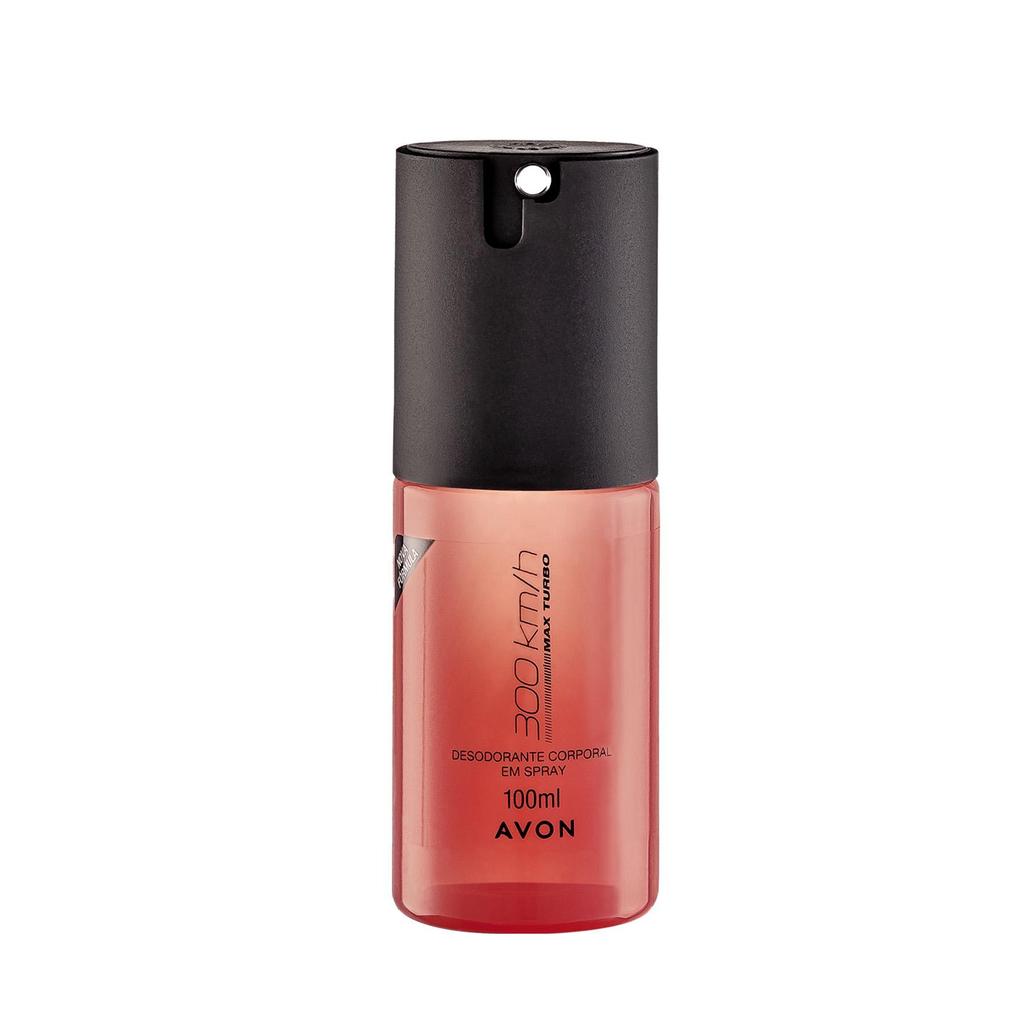 Desodorante Corporal em Spray Avon 300KM/H Max Turbo 100ml