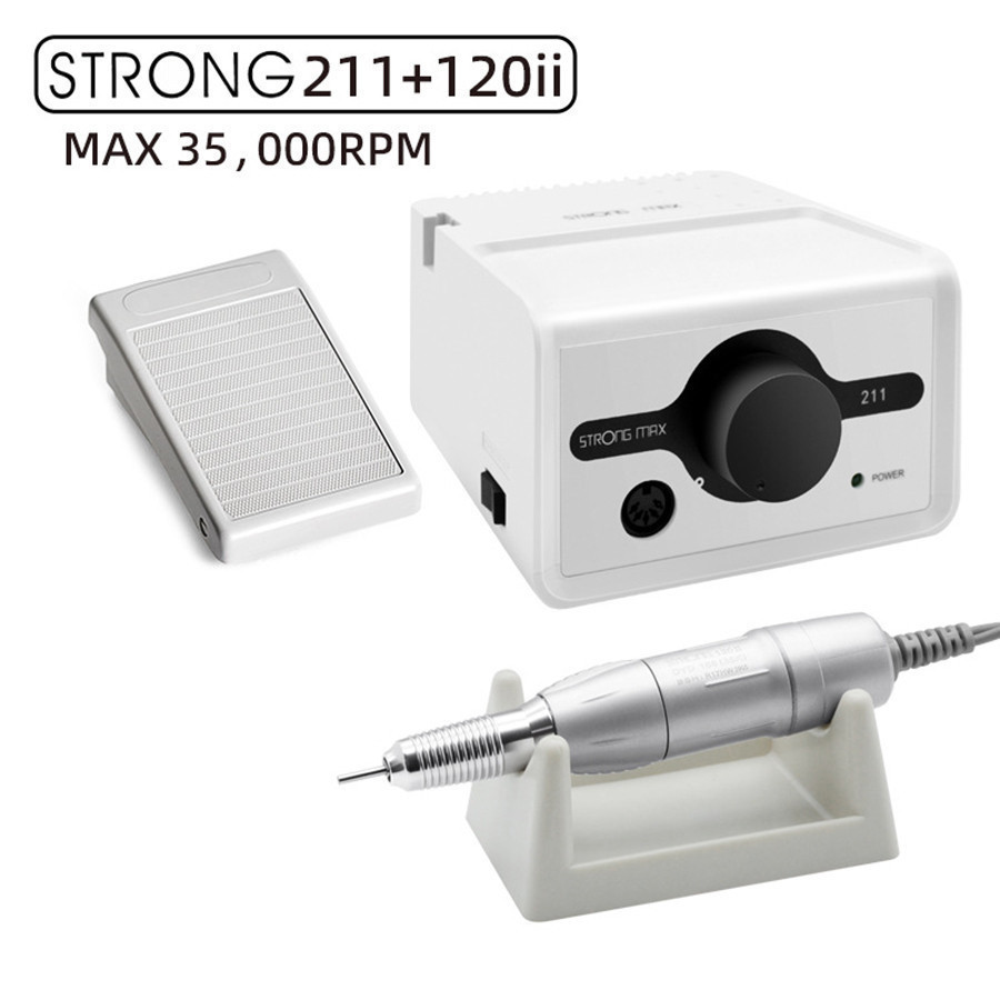 Motor Lixadeira De Unhas Strong 211 / 212 Vire Com A Chave Para 110V / 220V