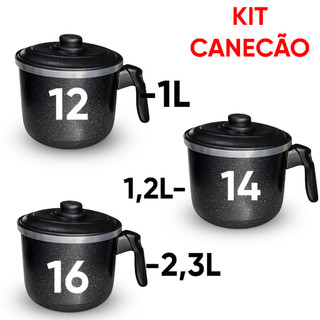 Jogo de Canecão Conjunto de Leiteira Fervedor Caneco de Café em Alumínio Resistente e Dur…