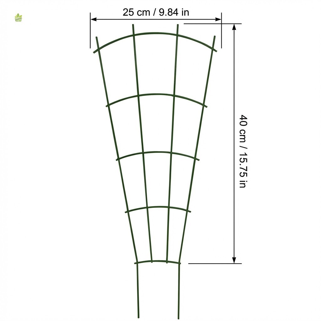 Grade De Suporte De Planta De Metal Para Plantas Trepadeiras-Uso Em Jardim De Videira De Tartaruga