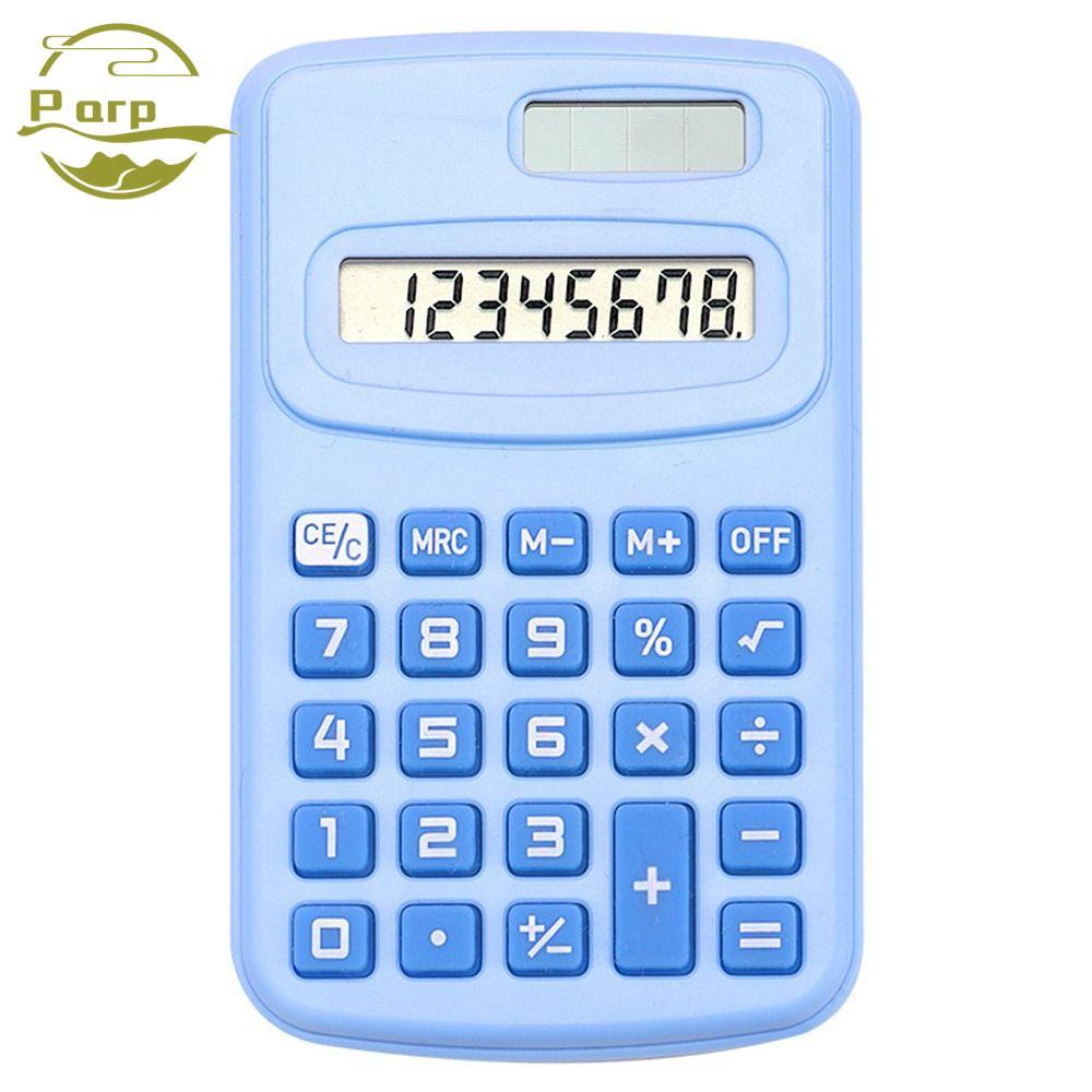 PARPERTY1 Mini Calculadora De Bolso , Científica Silenciosa Com Display LCD Grande , 8 Dígitos