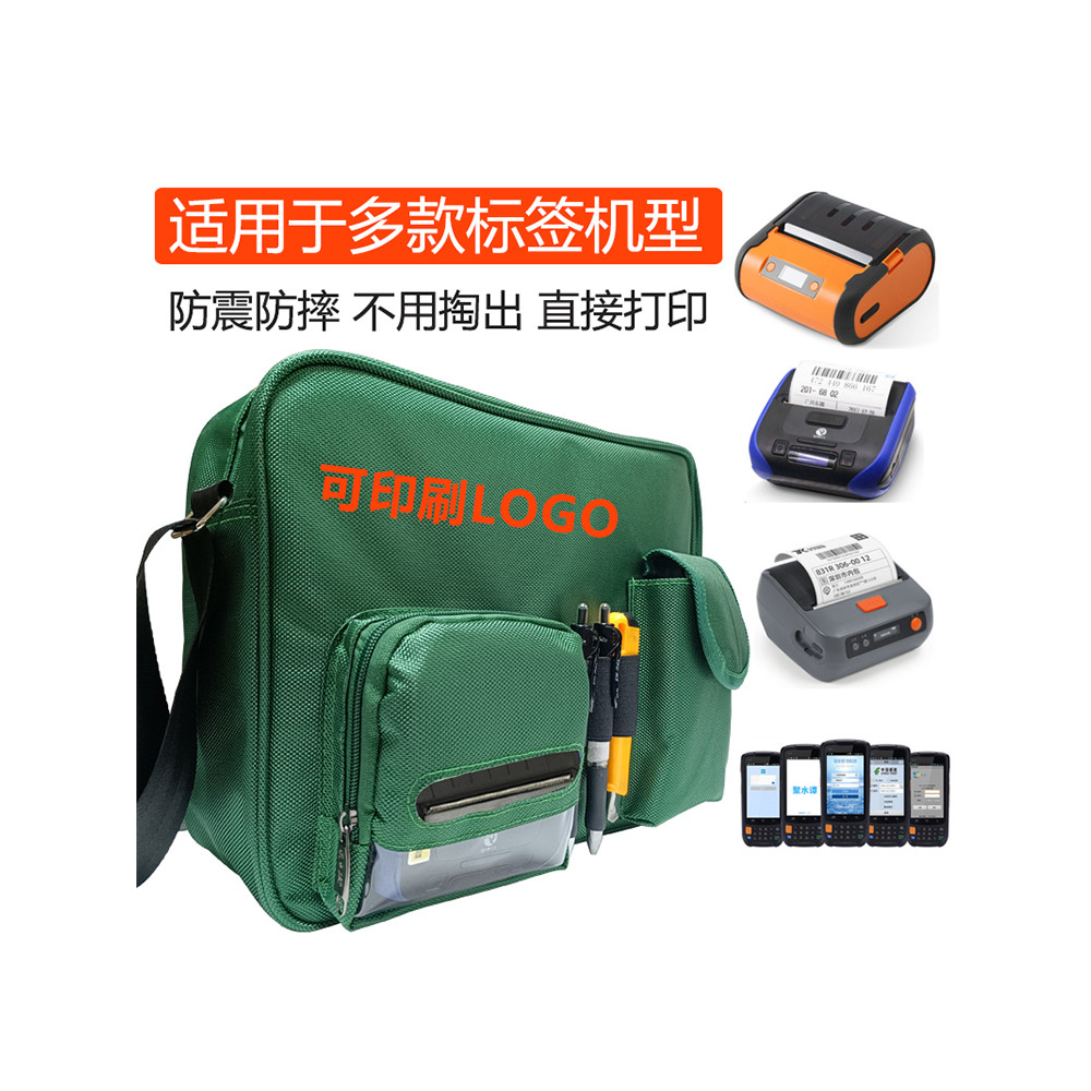 Qirui portátil Bluetooth Handheld correio Postal superfície eletrônica única impressora bolsa de ombro mochila estilo Un