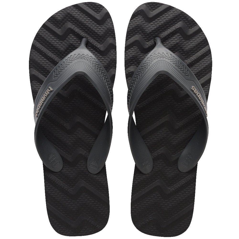 Havaianas Track Waves Preto/Cinza Chumbo