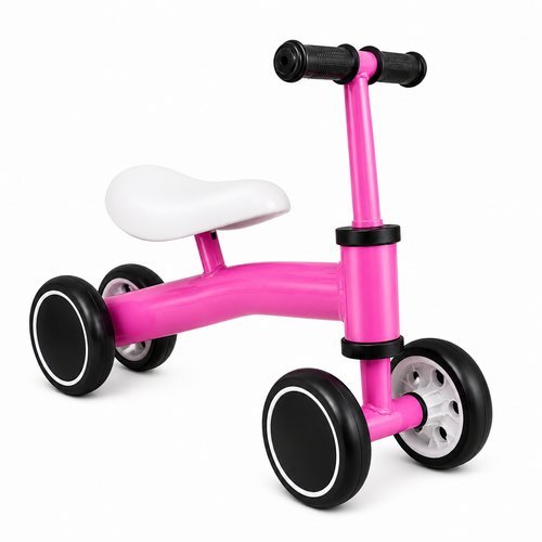 Bicicleta Equilibrio Infantil Balance Bicross Rosa Seguro Ajustavel Aprendizado