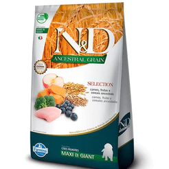 Ração N&D Ancestral Selection para Cães Filhotes de Raças Grandes Sabor Frango - 15kg