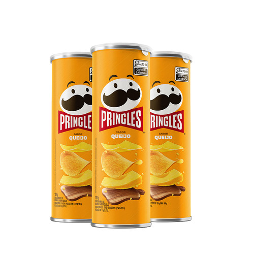 Combo Batata Pringles Queijo 3 Unidades