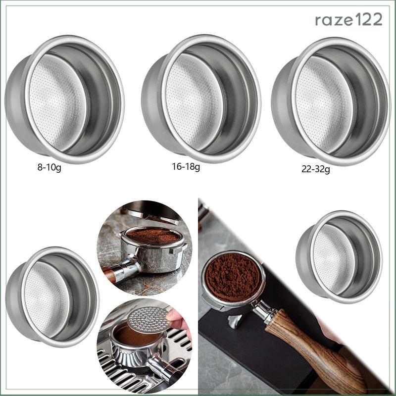 [Raze122] Filtro De Café De Aço Inoxidável Para Cafeteira Espresso Maker Cesta Copo 51mm Portafilter Destacável Acessóri