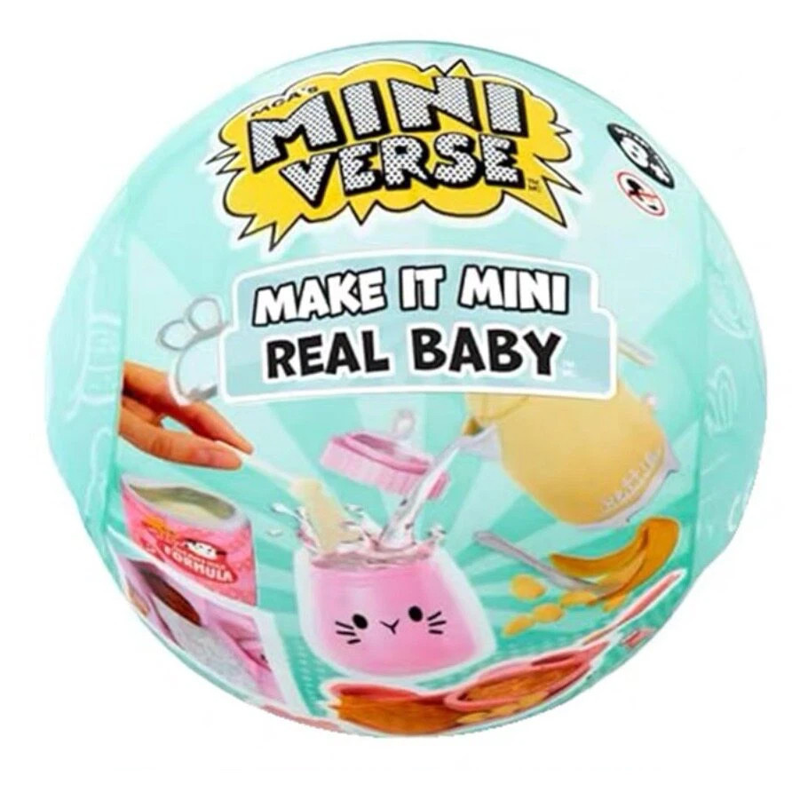 Série Mini World Mini Baby da MGA - Embalagem de Caixa Surpresa, DIY, Alimentos, Garrafas, Produtos-&&& FCVN