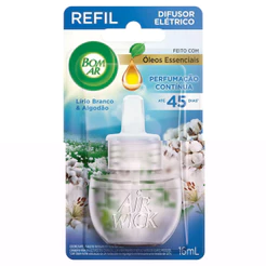 Bom ar Air Wick difusor elétrico Lirío e Algodão refil 16ml Reckitt Benckiser