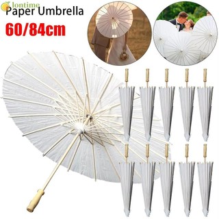 LONTIME 1 Unidade De Guarda-Chuva De Papel , Alça Longa , Diâmetro 60/84 Cm , Suprimentos De Casamento , Adereço De Foto