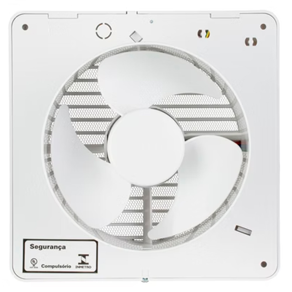 Micro Ventilador Exaustor de Banheiro Cor Branco Grade 15cm Potência 15W Goar EXB15
