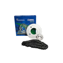 Kit Relação Cg 150/160 Titan Fan Start Cargo Aço 1045 Cobreq