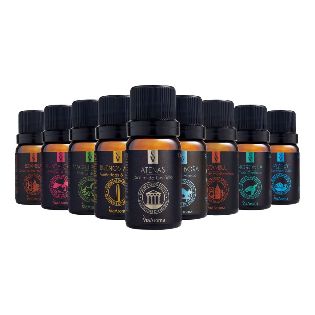 Essência Mundo para Difusor Aromatizador de Ambientes Via Aroma - 10ml em Oferta na Shopee