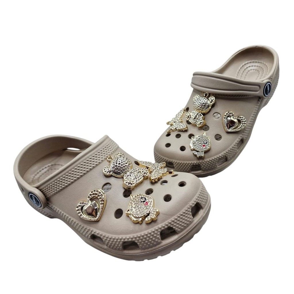 Sandália Babuche Infantil EVA  Anatômico Bottons Pins ABS em Oferta na Shopee