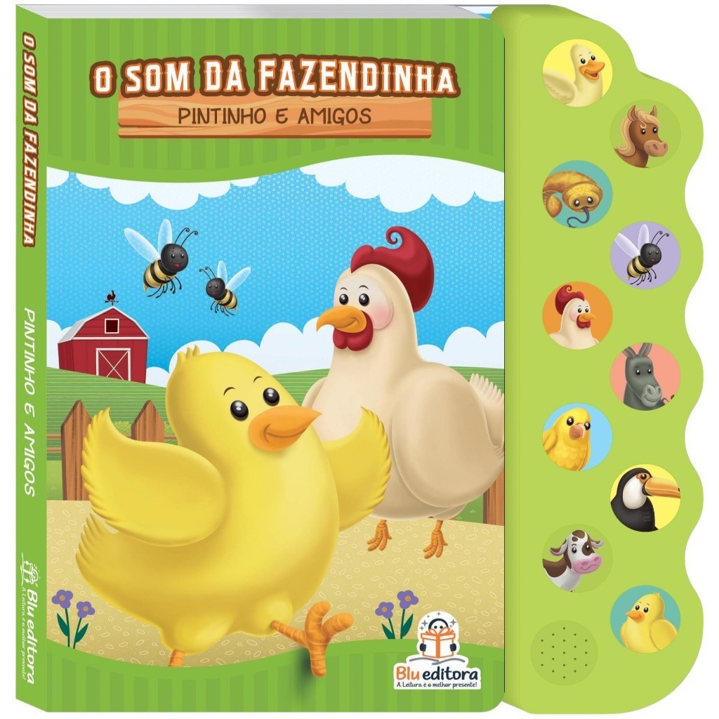 Livros Com 10 Sons Cada - Fazendinha - Amigos Com 2 Pilhas em Oferta na Shopee