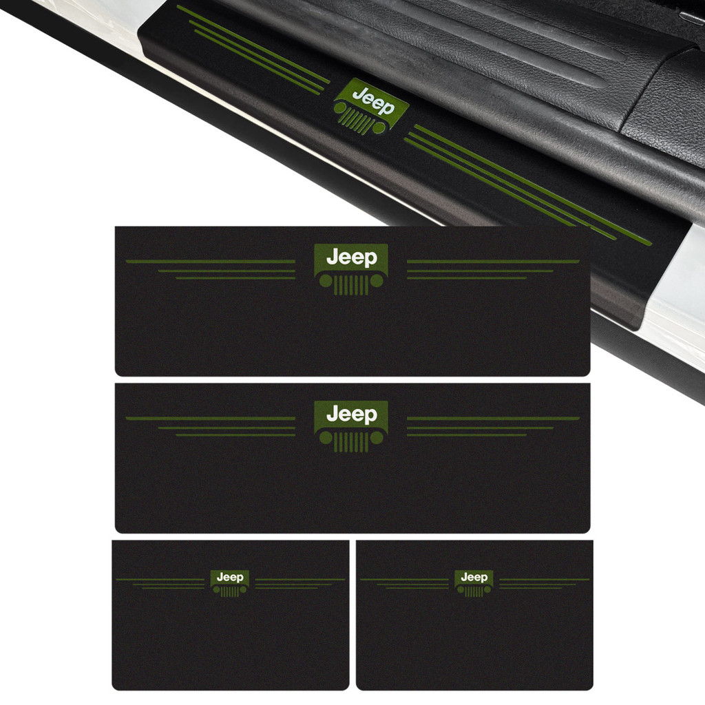 Soleira Da Porta Para Jeep Renegade 2025 Preto Texturizado