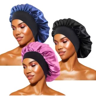 SUPER OFERTA -Touca/Gorro de Dormir de Cetim com Aba Faixa Cabelo Anti Frizz Toca Head em Oferta na Shopee