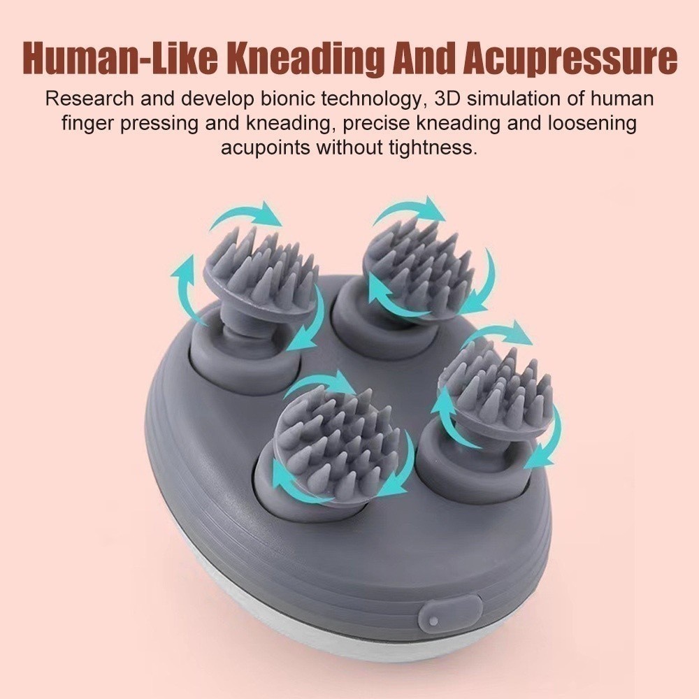 Massageador elétrico portátil pequeno de cabeça, ombro e pescoço em Oferta na Shopee