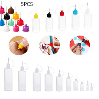 DIY Polymer Clay Tools Set: 5 Squeezable Needle Bottles (5ml - 30ml) for Precision Line Application em Oferta na Shopee