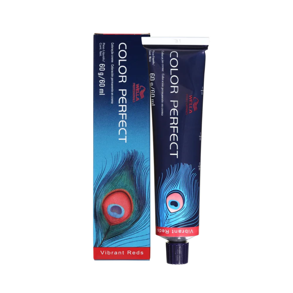 Coloração Color Perfect Vibrant Reds 7/4 Louro Médio Avermelhado 60g em Oferta na Shopee