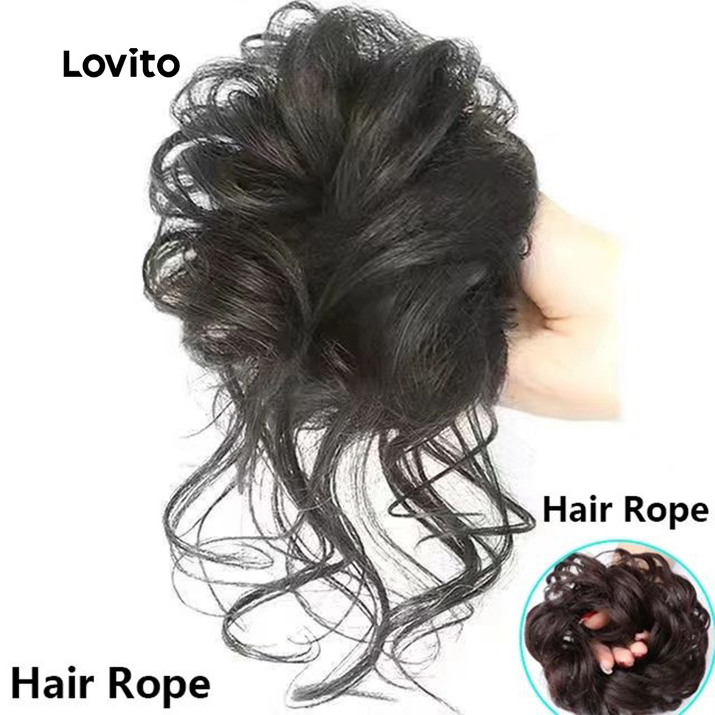 Lovito Perucas de textura LFASCS1340 em Oferta na Shopee