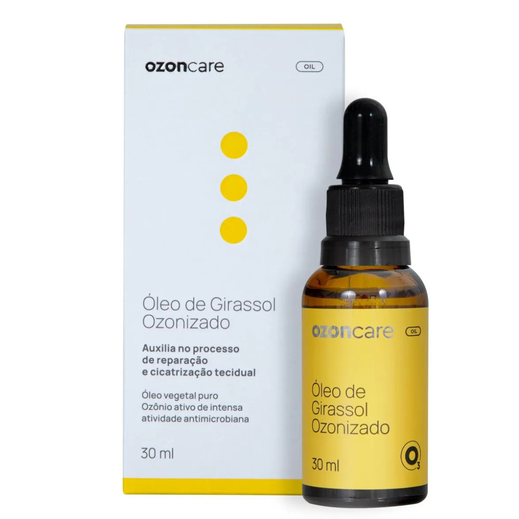 OLEO GIRASSOL OZONIZADO CONCENTRADO EXTRA VIRGEM VEGANO 30ML