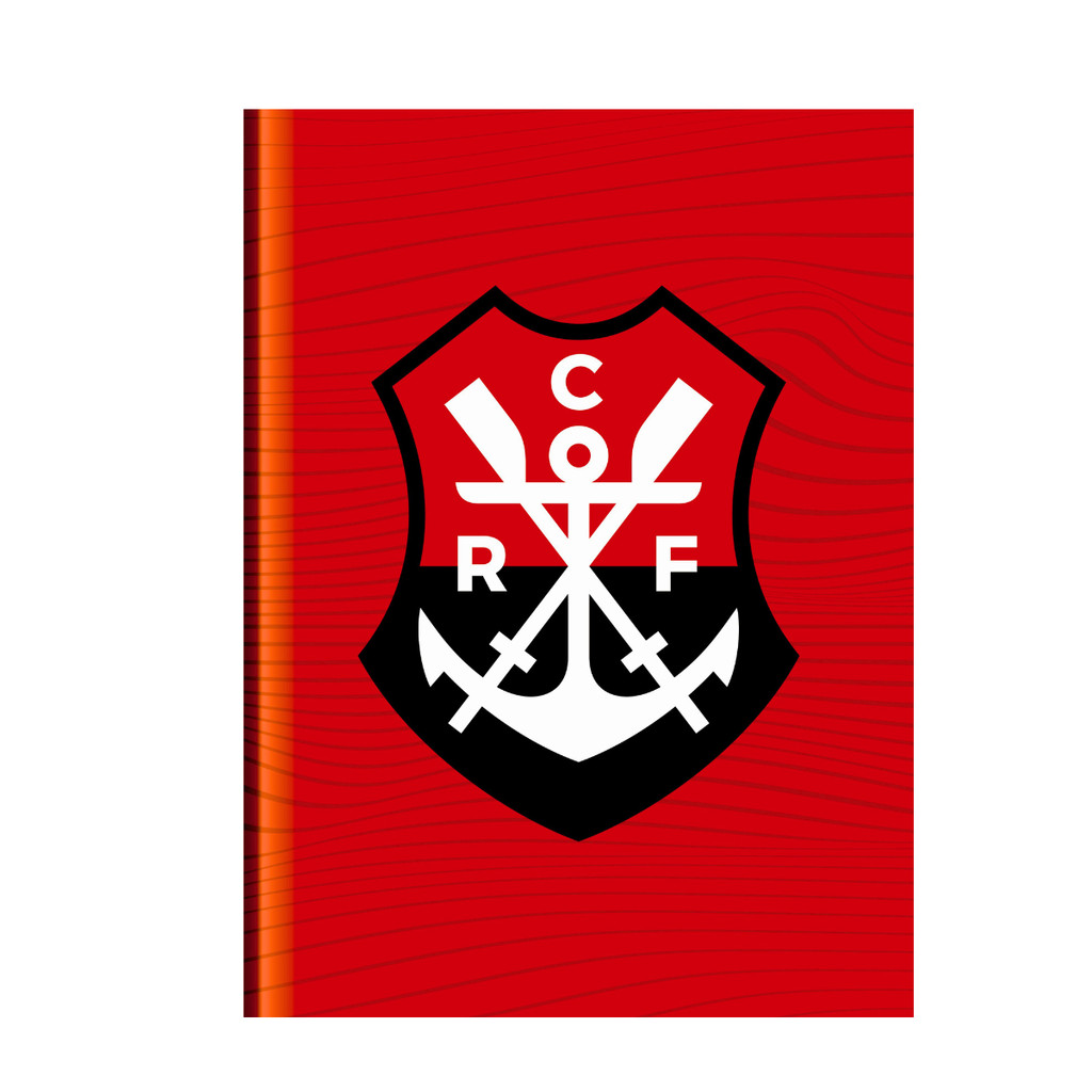 Caderno Brochura  Universitário 80 Folhas Flamengo - Capa:Remo Vermelho