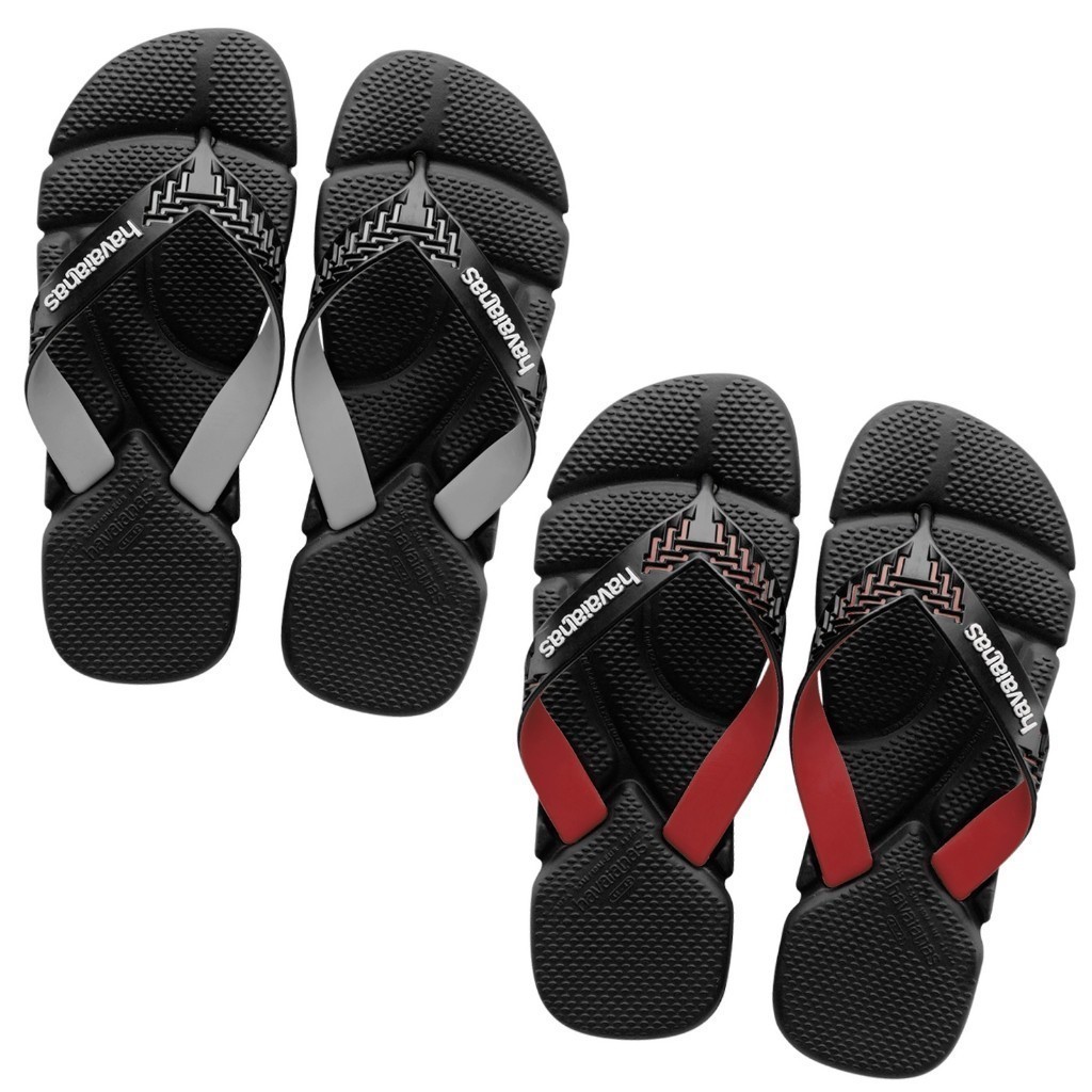 Kit 02 Pares De Chinelo Sandália Masculino Power De Borracha Macia  Com Tiras Grossas Reforçadas em Oferta na Shopee
