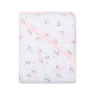 Toalha Com Capuz Bebê Papi Soft Estampa Fadas em Oferta na Shopee