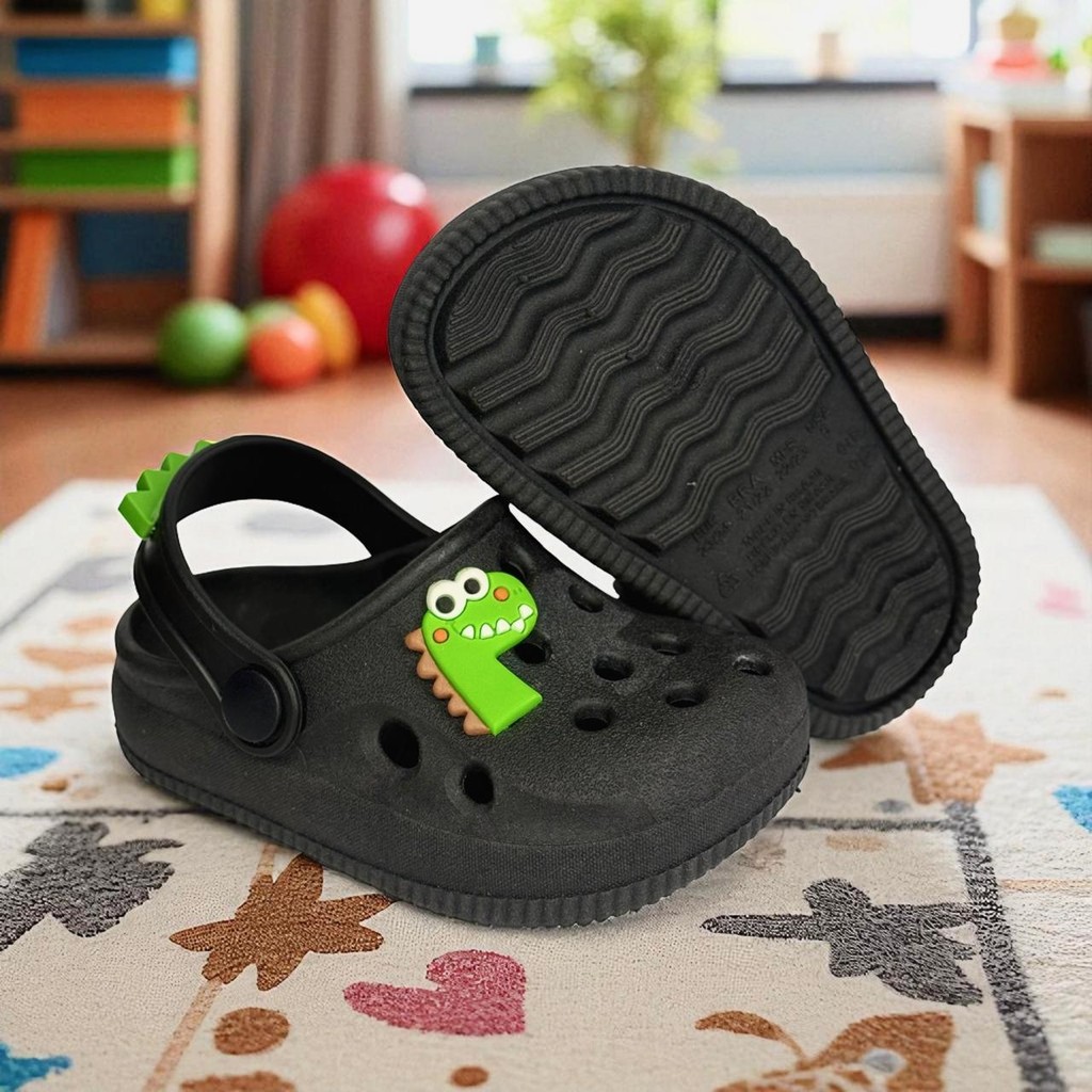Babuche Sanália L1 Infantil Meninos Solado Tratorado Dinossauro C3 Macio em Oferta na Shopee