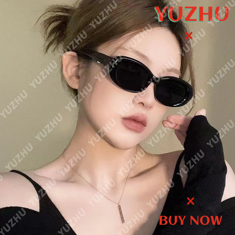 (YUZHU) Nova Armação Elíptica Estrela INS Spicy Girl Óculos De Sol Edição Coreana UV400 em Oferta na Shopee