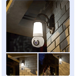 Câmera Ip Lampada Led 3w Com 1mp Visão Noturna em Oferta na Shopee