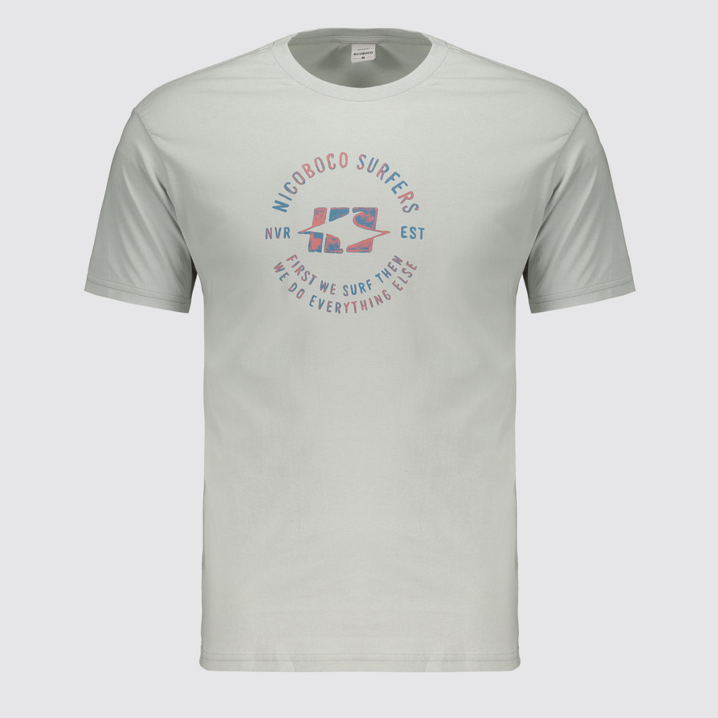 Camiseta Nicoboco Basica Moorea Cinza