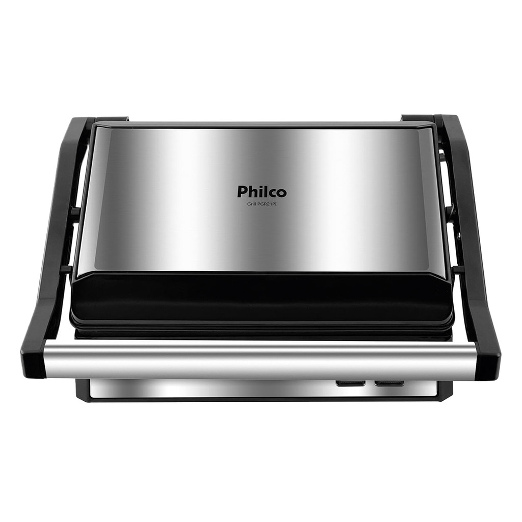 Grill Sanduicheira Philco PGR21PI Maxx Clean 1000W Antiaderente Ajuste De Altura