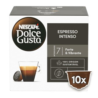 NESCAFÉ DOLCE GUSTO Espresso Intenso 10 cápsulas em Oferta na Shopee