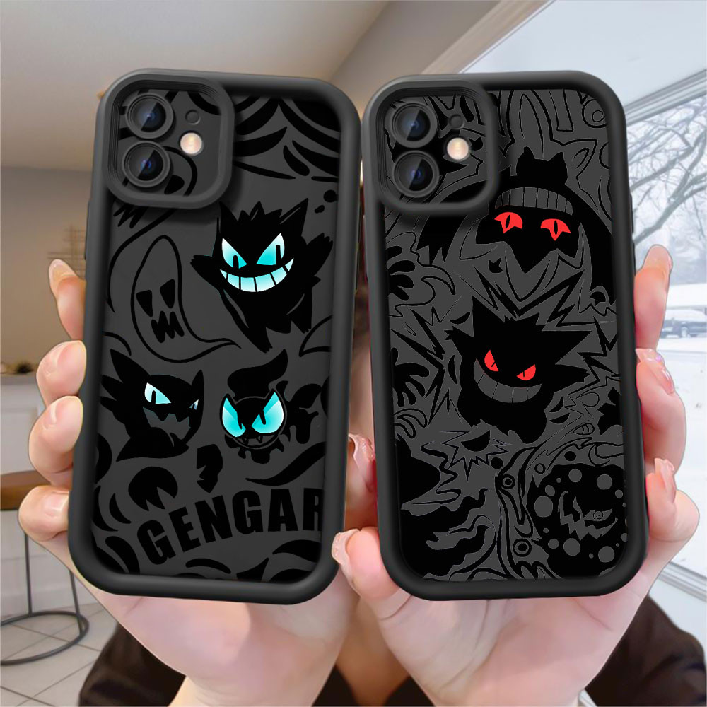 Capinha Capa Para Samsung Galaxy A03 A04E A10S A11 A20 A30S A50S M34 Pokemon Gengar Anti-Queda