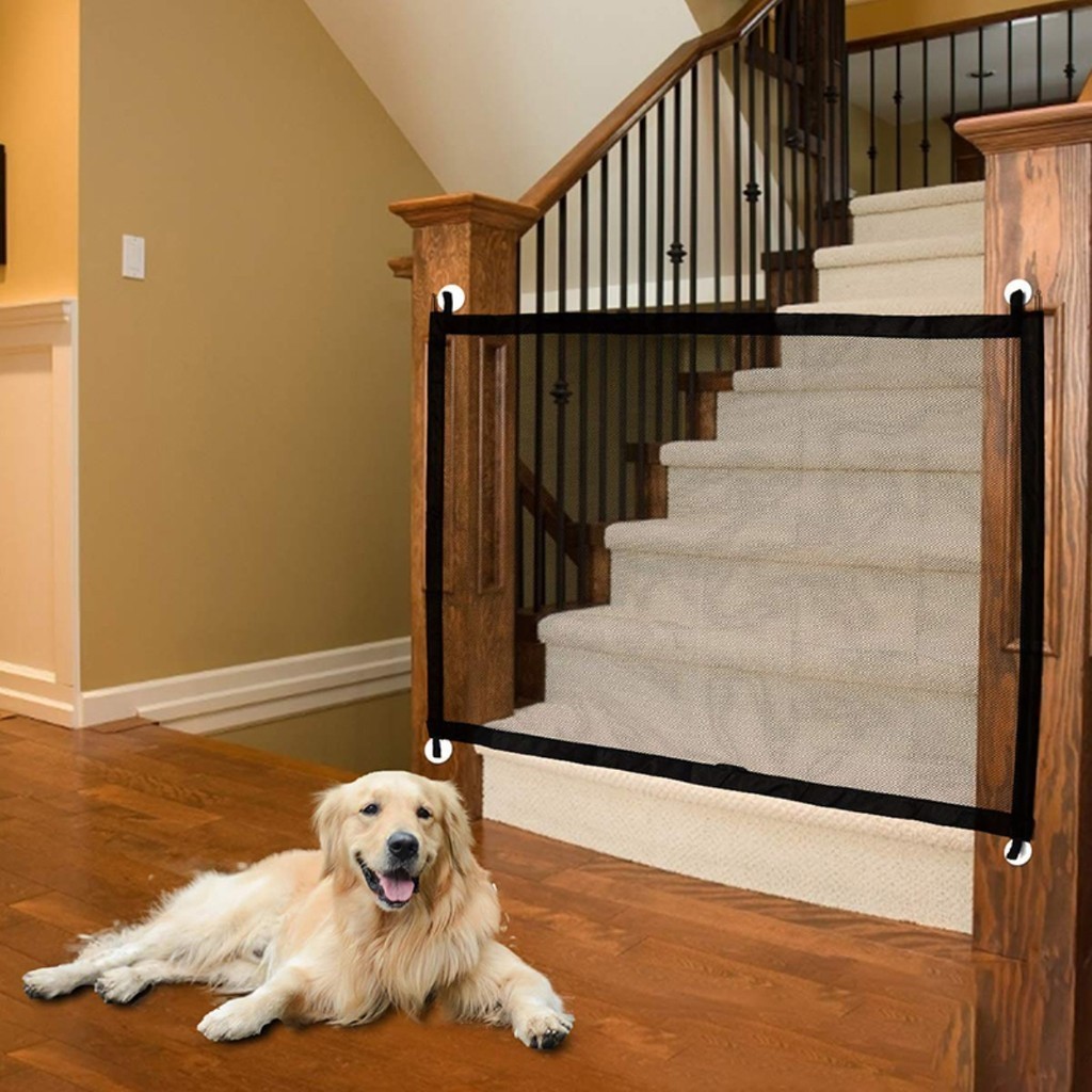Tela Grade Porta Cachorro Pet Cães Gato Crianças 180x70cm Barreira de Proteção Pets Estimação