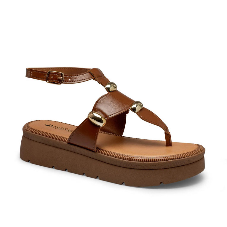 Sandália Feminina Mississipi Flatform Confortável Macia Casual  ORIGINAL Mf991