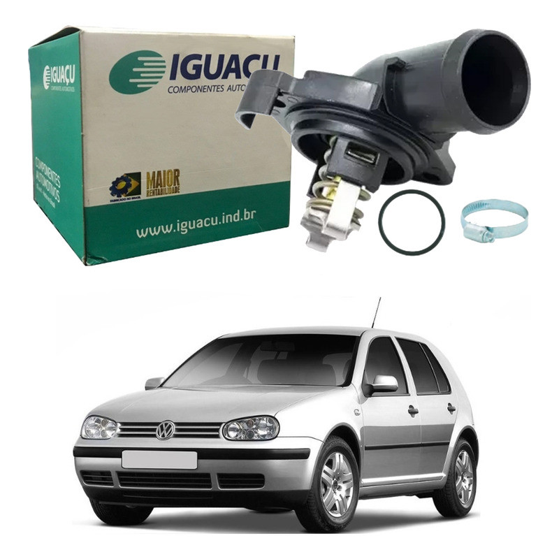 Valvula Termostatica Iguaçu Golf 1.6 8v 2001 A 2007 em Oferta na Shopee