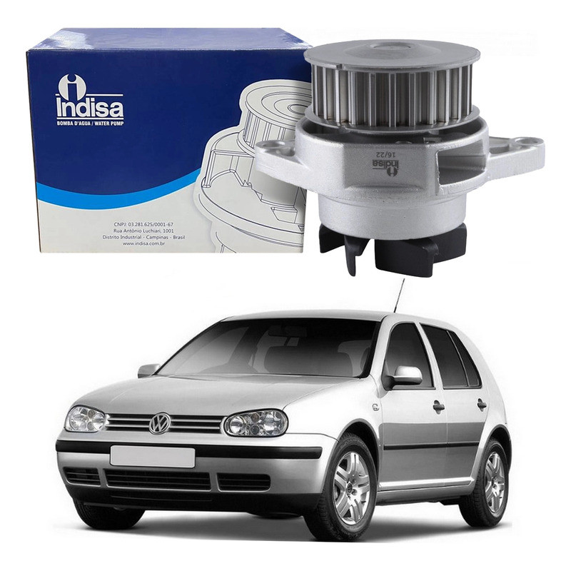 Bomba Dagua Indisa Golf 1.6 8v Ea111 2001 A 2007