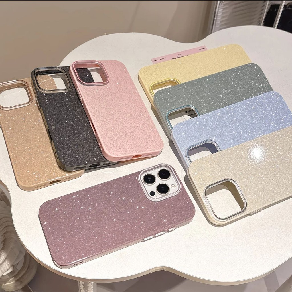 Capa Glitter Brilho Luxo Antichoque Para Modelos de Celular Ip 13/14  A06/A17/A26/A5/G35/G56/G86 em Oferta na Shopee