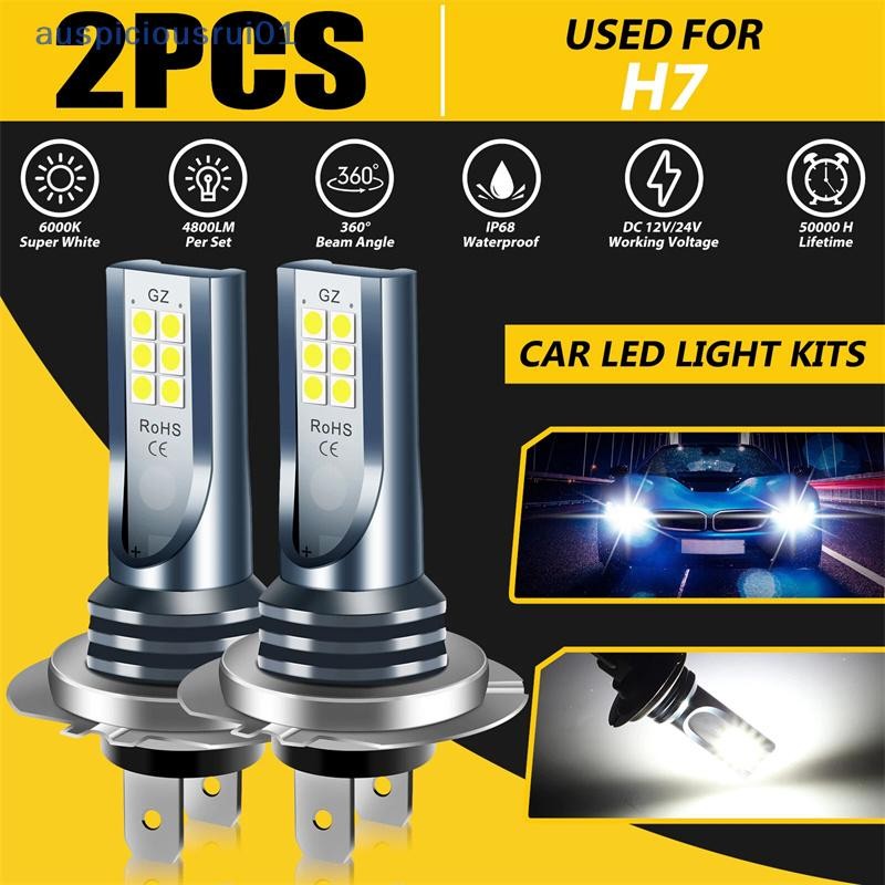 2 Pçs H7 LED Farol Lâmpada Kit Luz De Nevoeiro Do Carro 110W Superbrilhante Feixe Baixo 6000K À Prova Dwaterproof Água S