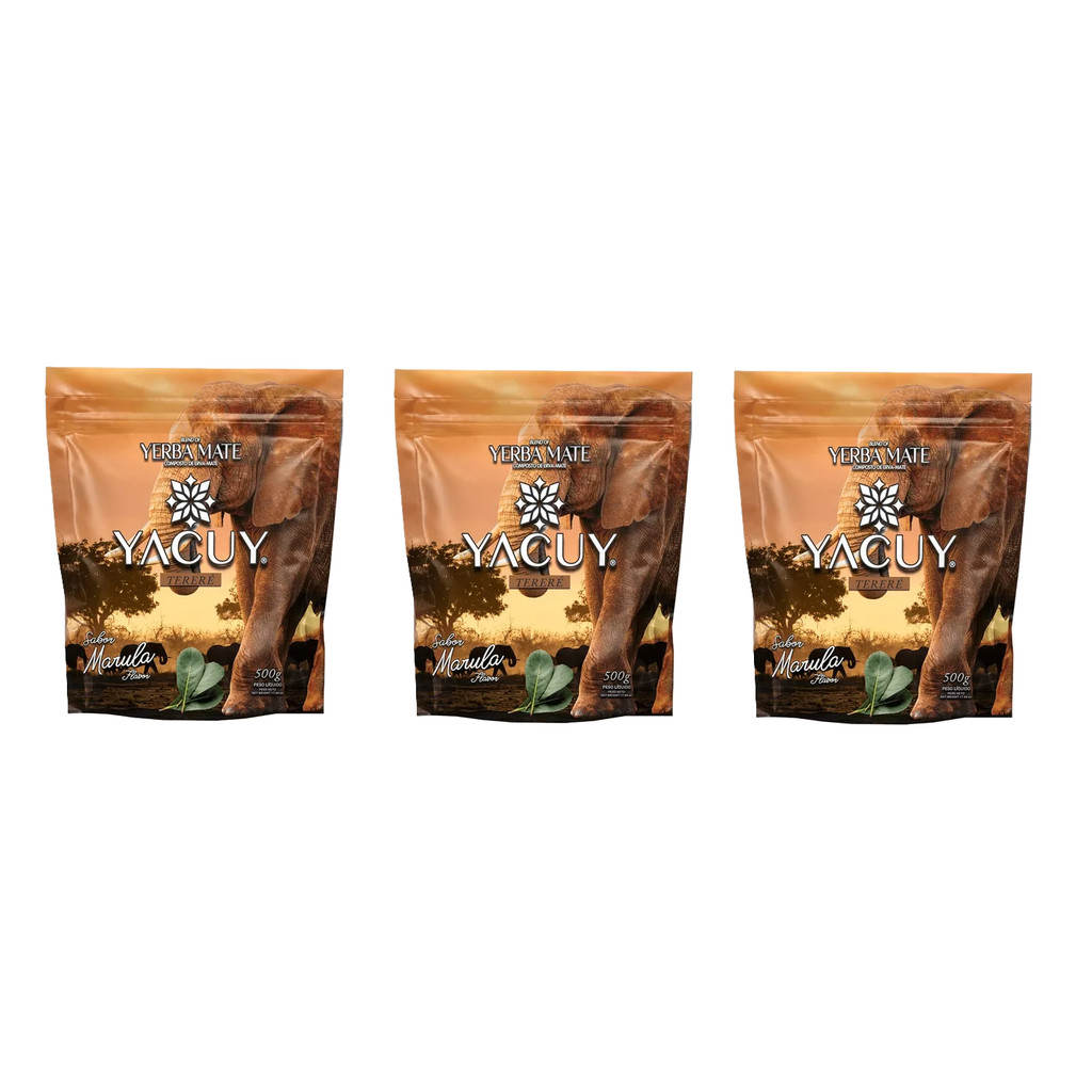 Kit 3 Erva Mate para Tererê Marula Yacuy 500g