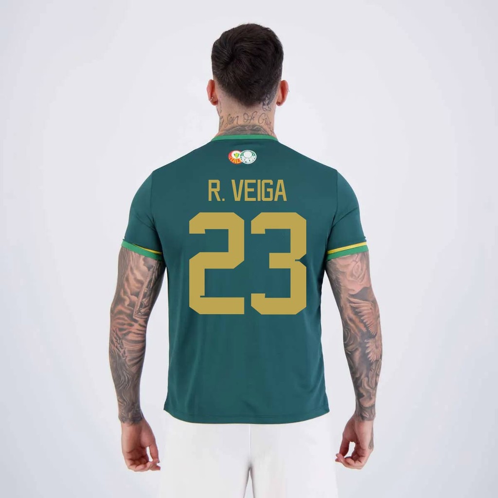 Camisa Palmeiras Energy IV Verde 23 Raphael Veiga em Oferta na Shopee